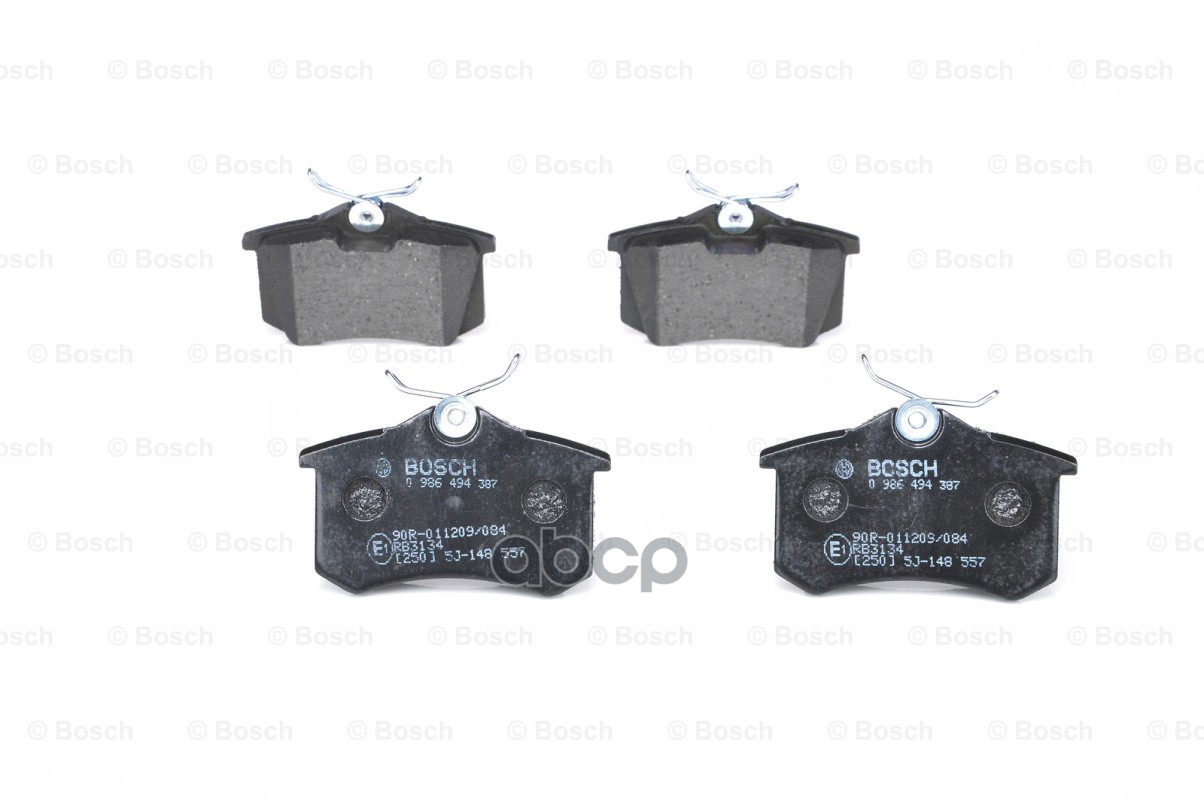 Колодки тормозные дисковые зад Bosch арт. 0986494387