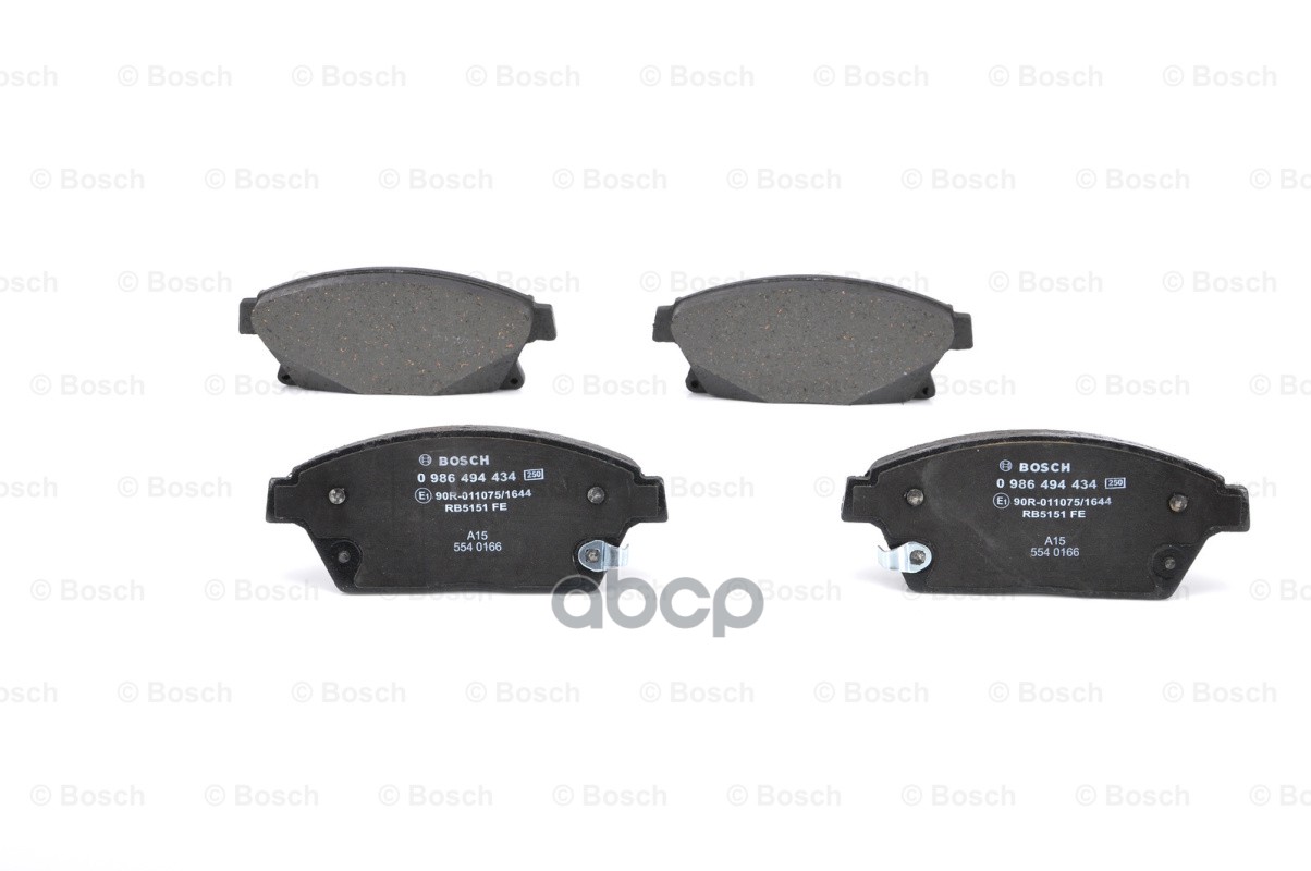 Колодки Тормозные Дисковые Chevrolet Cruze/Opel Astra J 16Inch 10- Передние Bosch арт. 0986494434