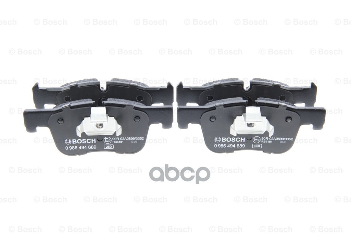 Колодки тормозные дисковые передние 0986494689 Bosch арт. 0986494689