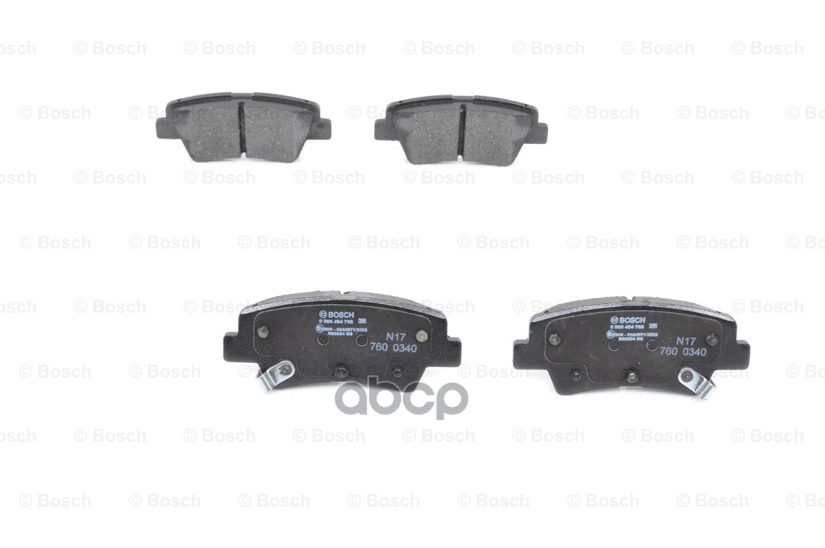 Колодки Тормозные Дисковые Зад Bosch арт. 0986494768
