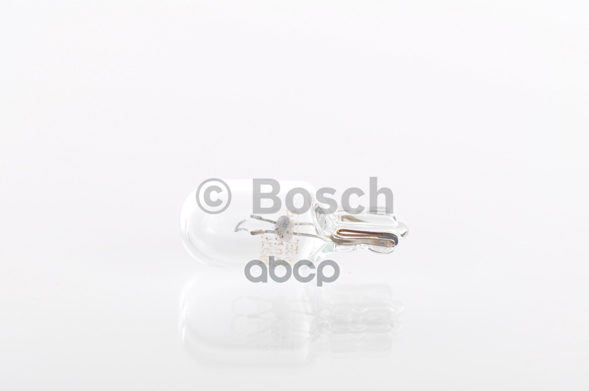 Лампа накаливания сигнальная W5W W2.1x9.5d Long Life Day 12V 5W картон 10шт цена за 1шт Bosch арт. 1987302286