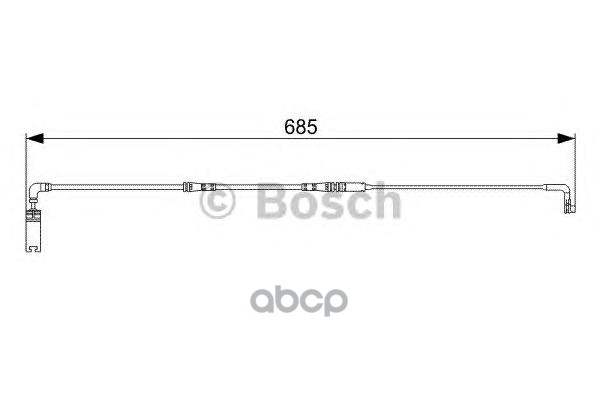 Датчик износа колодок (задний) BMW E60/61 BOSCH 1 987 473 003 Bosch арт. 1 987 473 003