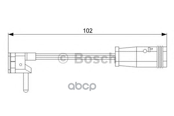 Датчик износа тормозных колодок Bosch арт. 1987473019