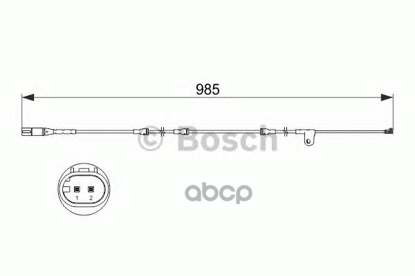 Датчик износа тормозных колодок Bosch арт. 1987473520