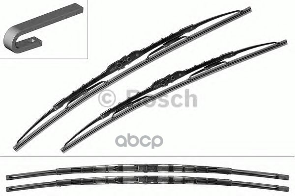 Щетки Стеклоочистителя 700/700Мм Каркасные, К-Кт Ford: Galaxy 1.9 Tdi/2.0 I/2.3 16V/2.8 V6/2.8 I V6/2.8 I V6 4X4 95-  Seat: A...