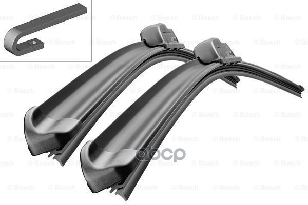 Щетки стеклоочистителя бескаркасные Aerotwin Retrofit 600/500мм крепление Hook Bosch арт. 3397014537