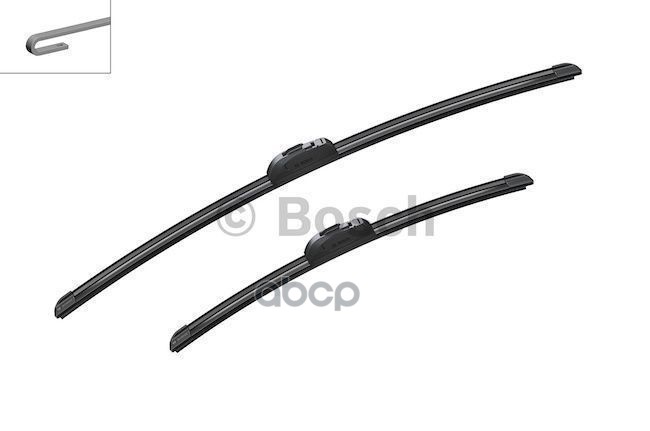 Щетка стеклоочистителя 650/450 мм бескаркасная комплект 2 шт BOSCH AeroTwin 3 397 118 912 Bosch арт. 3 397 118 912
