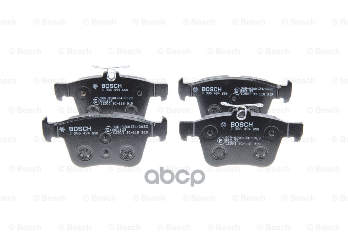Колодки тормозные дисковые 986494658 Bosch арт. 986494658