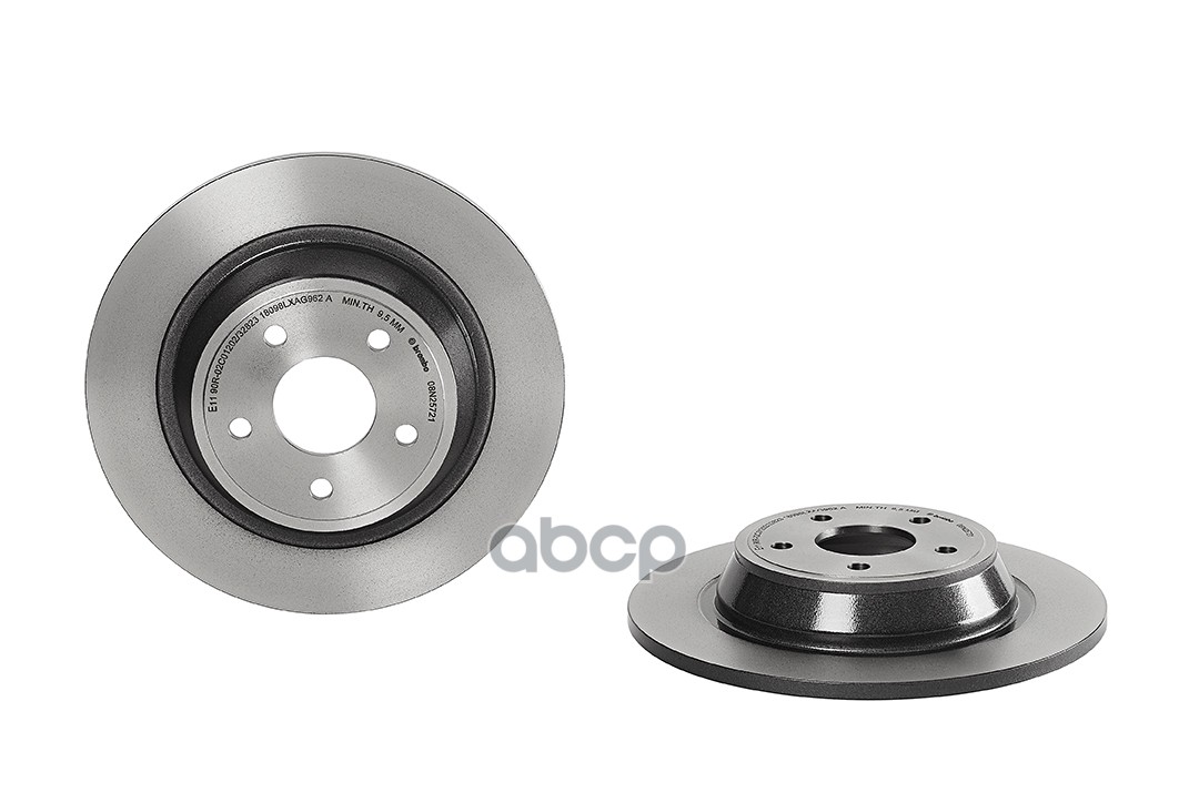 Диск тормозной задн. с УФ покрытием FORD MONDEO V Hatchback (CE) 09/14-> / FORD MONDEO V Saloon (CD) Brembo арт. 08.n257.21