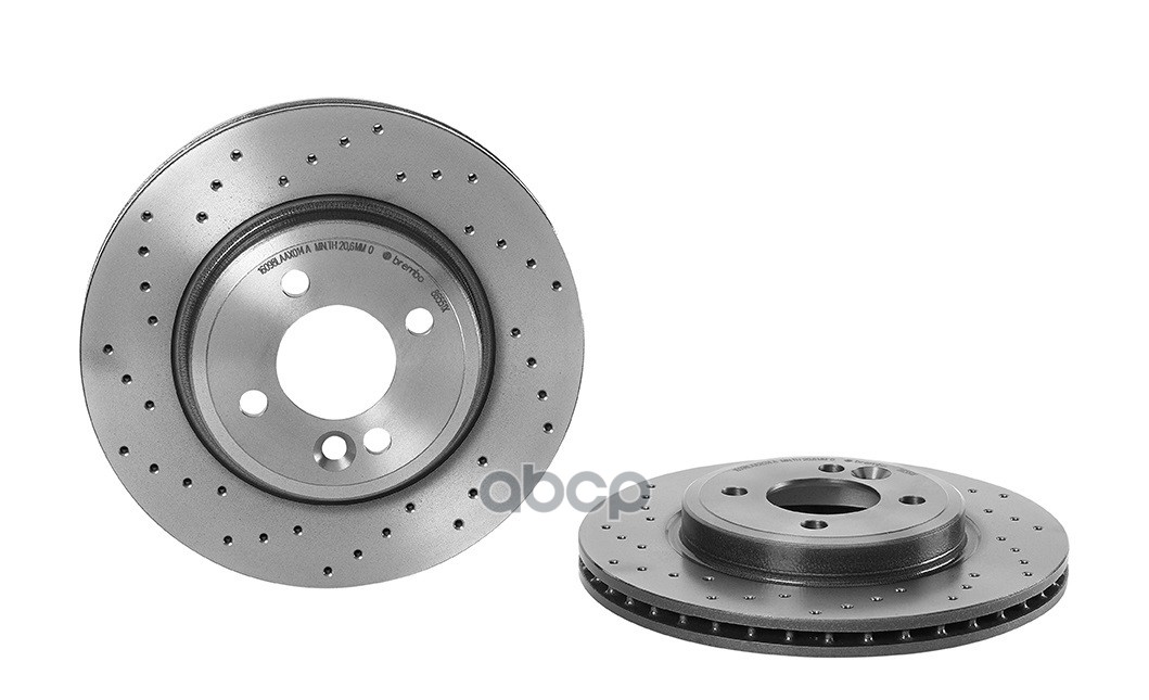 Диск тормозной передний перфорированный ROVER BREMBO 09.8655.1X Brembo арт. 09.8655.1X