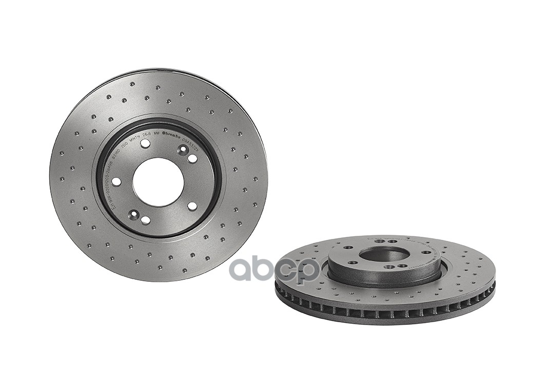 Диск тормозной перфорированный передний Brembo 09A5322X Brembo BREMBO BREMBO 09A5322X Brembo арт. 09A5322X
