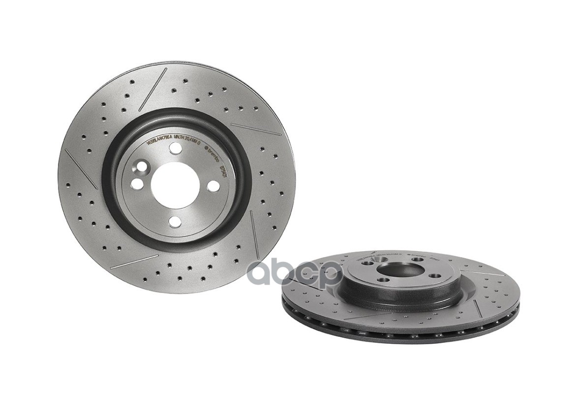 Диск Тормозной Uv Coated | Перед | Brembo арт. 09B75421