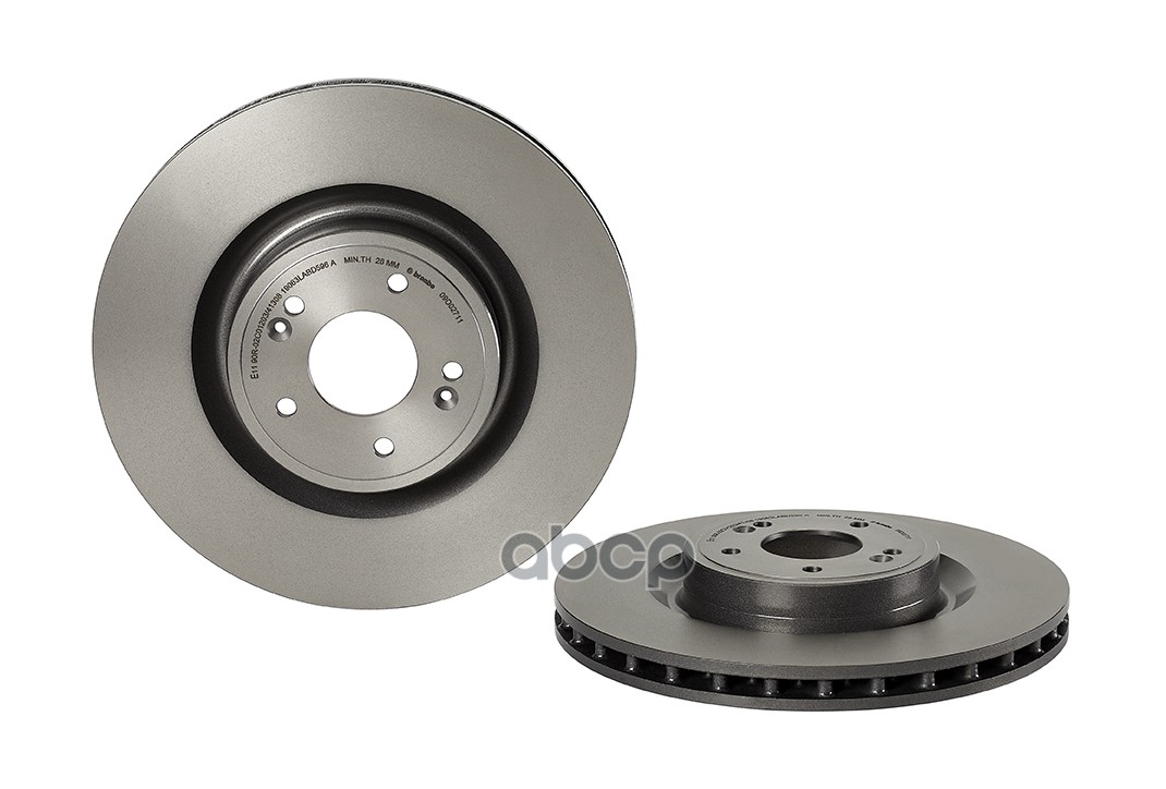 Диск Тормозной Uv Coated | Перед | Brembo арт. 09D02711