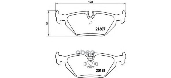 Колодки Тормозные Brembo  P06013 Brembo арт. 'P06013