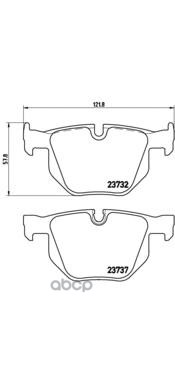 Колодки тормозные P06033 Brembo арт. P06033