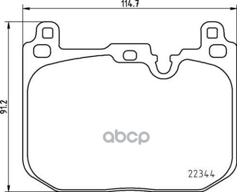 Колодки тормозные MINI (F56) 12/13  перед P06097 Brembo арт. P06097
