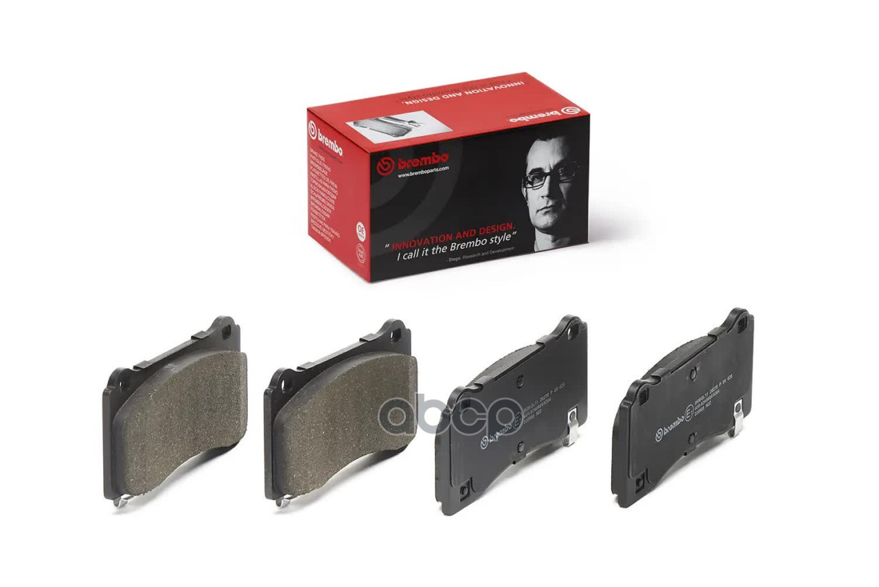 Колодки тормозные дисковые передн. TESLA Model 3  2018- Brembo арт. p09028