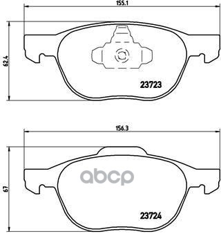 Колодки Тормозные Дисковые Передниеford (Changan) Focus Hatchback (Cd5) 09/05-12/11 / Ford (Changan) Focus Hatchback 04/12-> ...