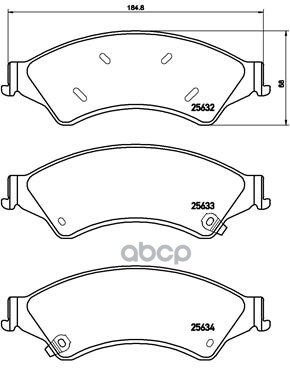 Колодки Тормозные Brembo  P24153 Brembo арт. 'P24153