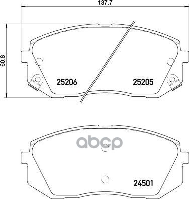 РљРѕР»РѕРґРєРё С‚РѕСЂРјРѕР·РЅС‹Рµ РґРёСЃРєРѕРІС‹Рµ РїРµСЂРµРґРЅ. HYUNDAI KONA (OS) 06/17-> / HYUNDAI SONATA VII (LF) 06/14-> ...