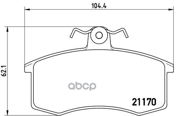 Колодки тормозные дисковые передн. серии Brembo Xtra LADA 110 (2110) 01/95-12/12 / LADA 111 (2111) 0 Brembo арт. p41003x