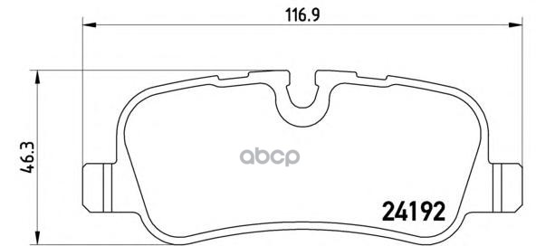 Колодки тормозные P44013 Brembo арт. P44013