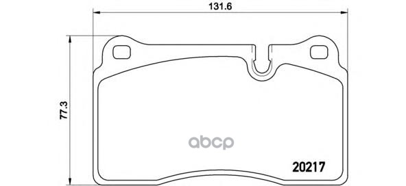 Колодки тормозные (Спереди) Land Rover Range Rover 02-12 / Range Rover Sport 05-13 Brembo арт. P 44 018