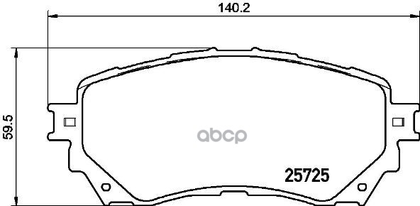 Колодки тормозные дисковые передн. MAZDA 6 Estate (GJ  GL) 12/12-> / MAZDA 6 Saloon (GJ  GL) 12/12- Brembo арт. p49048