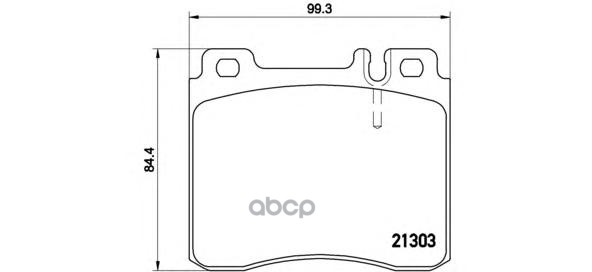 Колодки Тормозные Дисковые | Перед | Brembo арт. P50018
