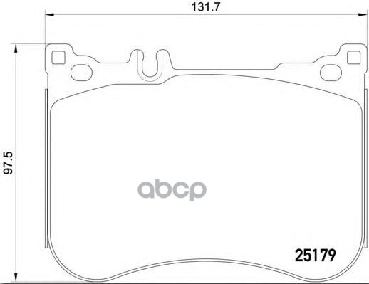 Колодки Тормозные Дисковые Перед Mb S (W222), E (W213) Sl (R231) 12- Brembo арт. P50095