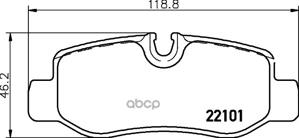 Колодки тормозные P50126 Brembo арт. P50126