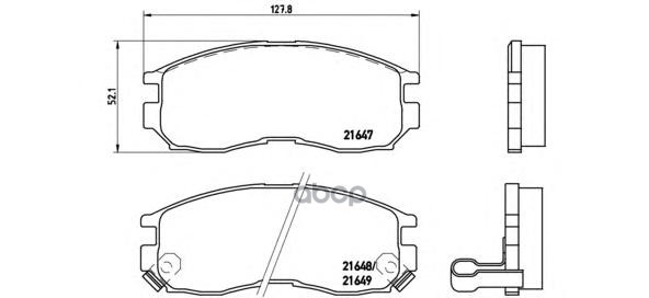 Колодки тормозные P54014 Brembo арт. P54014
