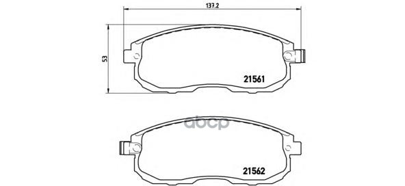 Колодки тормозные P56065 Brembo арт. P56065