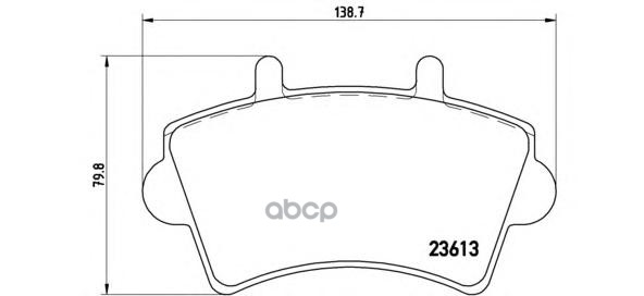 Колодки Тормозные Дисковые | Перед | Brembo арт. P59039