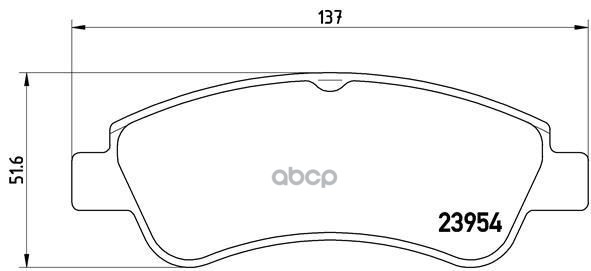 Колодки Тормозные Дисковые Передние Citroen (Df-Psa) C3-Xr 12/14-> / Citroen (Df-Psa) Elysee (7B) 06/01-09/08 / Citroen (Df-P...