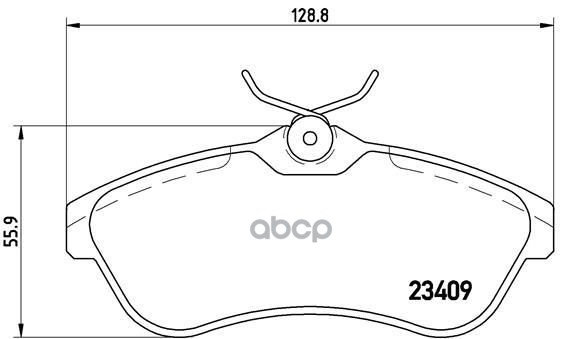 Колодки Тормозные Дисковые Xtra | Перед | Brembo арт. P61075X