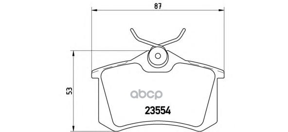 Колодки тормозные P68024 Brembo арт. P68024