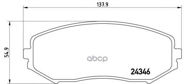 Колодки тормозные передние BREMBO P79018 Brembo арт. P79018