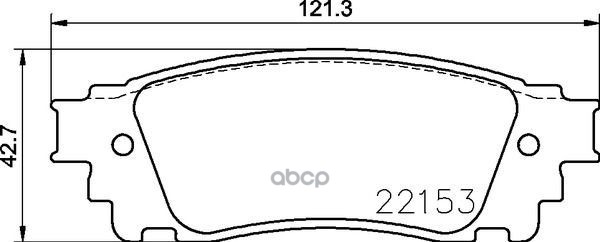 Колодки тормозные дисковые задн. LEXUS NX (_Z1_) 07/14-> Brembo арт. p83166