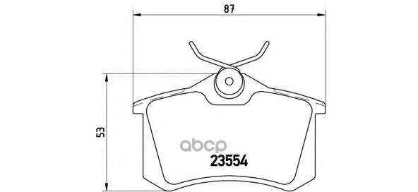 Колодки тормозные P85020 Brembo арт. P85020