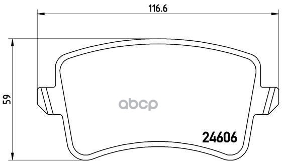 Колодки тормозные дисковые задн. серии Brembo Xtra AUDI A4 (8K2  B8) 08/07-12/15 / AUDI A4 Avant (8K Brembo арт. p85100x