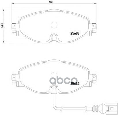 Колодки тормозные P85126 Brembo арт. P85126