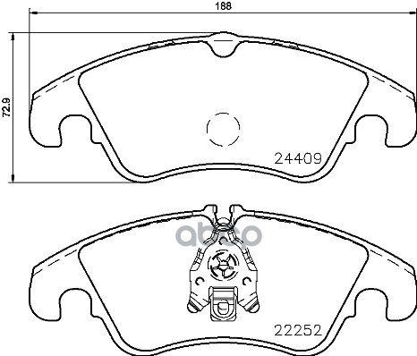 Колодки тормозные P85145 Brembo арт. P85145