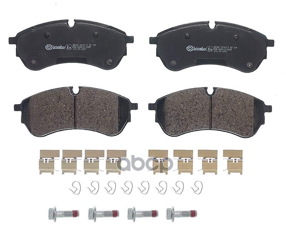 Колодки Тормозные Дисковые Передн./Задн. Man Tge Box (Uy_) 02/17-> / Man Tge Bus (Uy_) 02/17-> / Man Brembo арт. p85169