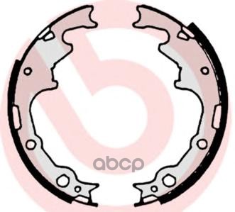 Колодки Тормозные Барабанные Задн. Chrysler Voyager I (As) 08/84-09/90 / Chrysler Voyager Ii (Es) 08 Brembo арт. s10502