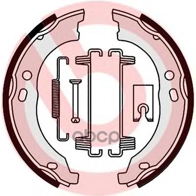 Колодки тормозные барабанные 172мм Brembo арт. S23579