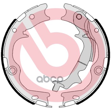 Колодки Тормозные Барабанные К-Т Kia Sportage (Sl) 07 10- R Brembo арт. S30537