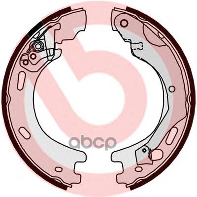 Колодки тормозные барабанные 210мм Brembo арт. S44509