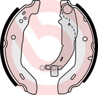 Колодки Тормозные Барабанные | Зад | Brembo арт. S50503