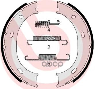 Колодки тормозные барабанные задн. MERCEDES-BENZ G-CLASS (W463) 09/89-> / MERCEDES-BENZ G-CLASS Cabr Brembo арт. s50510